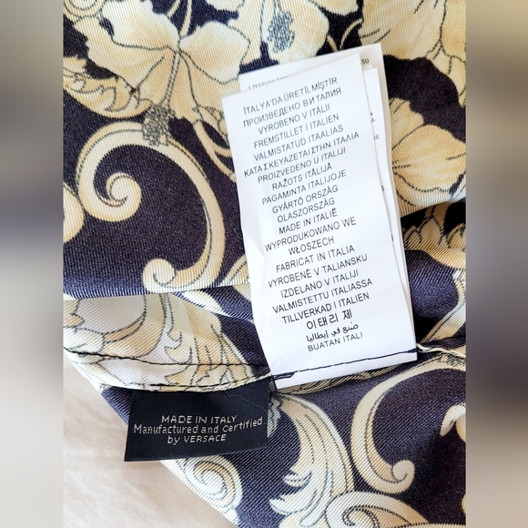 "NWT" Versace Barocco Silk Shirt - Picture 14 of 16